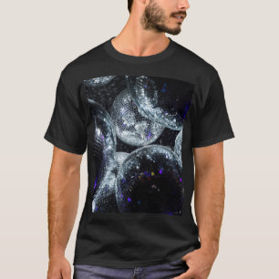Camiseta Disco Balls: Atmosfera de Partido Escuro