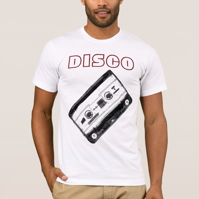 Camiseta Disco Cassette 70 Music Entertainment Retro (Frente)