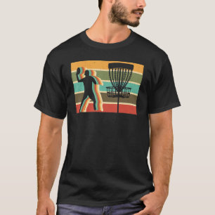 Camiseta Disco com Frente de Frisbee Retro Frisbee com Pont