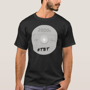 Camiseta Disco Compacto - CD Rom Throwback Thursday Computa