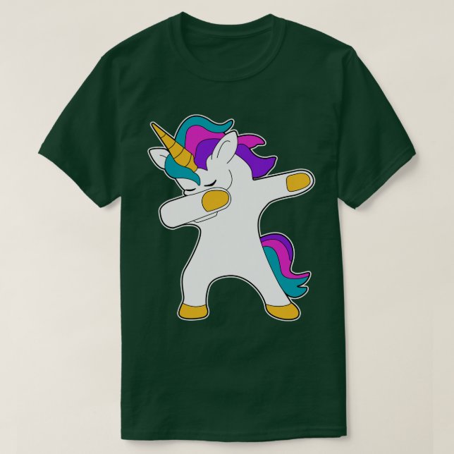 Camiseta Disco DABBING Party Disco Hop Unicorn Gift 10 (Frente do Design)