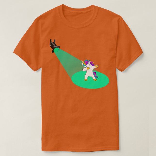 Camiseta Disco DABBING Party Disco Hop Unicorn Gift 5 (Frente do Design)