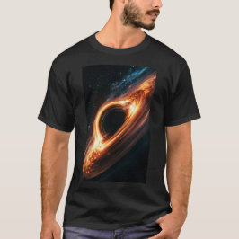 Camiseta Disco de Acreção de Buraco Negro Supermassivo Arte
