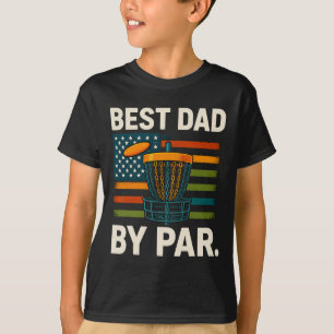 Camiseta Disco de Golfe Frisbee Engraçado Melhor Pai Par Ca