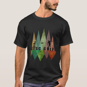 Camiseta Disco de Golfe Geométrico Estilizado Legal e Disco