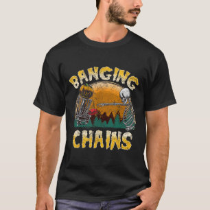 Camiseta Disco de Golfe Retro Correntes Batendo Halloween A