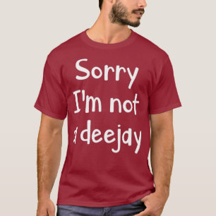 Camiseta Disco de Jockey Set Turntable - Vinyl DJ