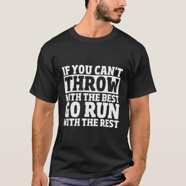 Camiseta Disco De Lâmpada De Tiro Para Via E Campo Throwi (Frente)