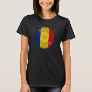 Camiseta Disco de Vinil Música Romena LP Herança Orgulhosa