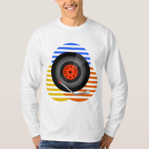 Camiseta Disco de Vinil Retro