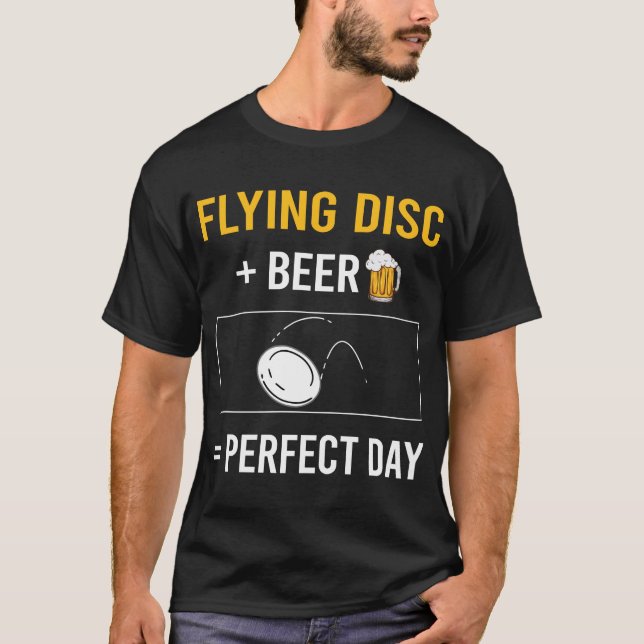 Camiseta Disco de Voo do Dia da Cerveja (Frente)
