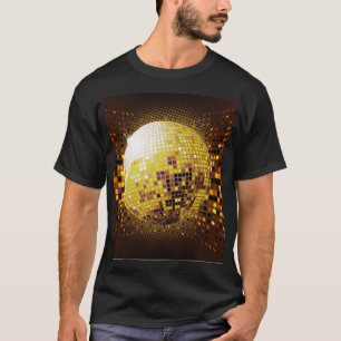 Camiseta Disco do Partido: Luzes brilhantes Vintage.