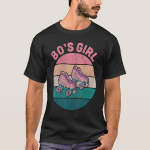 Camiseta Disco do Skate do cilindro da anos 80 de rotação d
