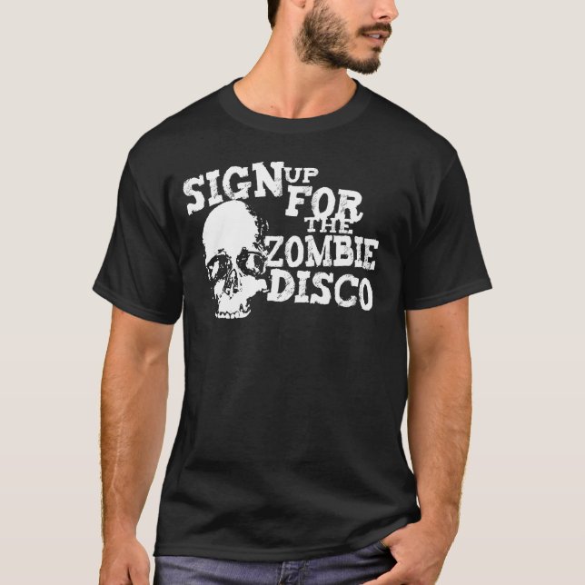 Camiseta Disco do zombi (Frente)