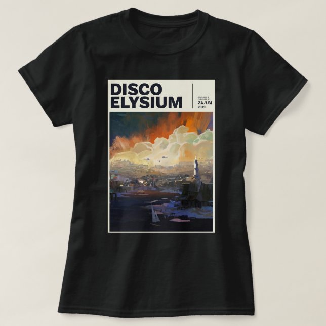 Camiseta Disco Elysium Essentium T Shirt (Frente do Design)
