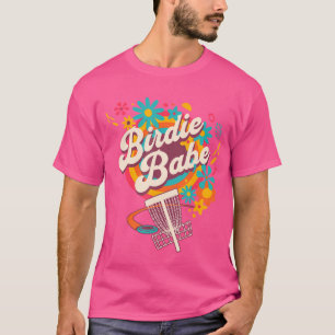 Camiseta Disco Golf Engraçado Bravo Birdie Babe I