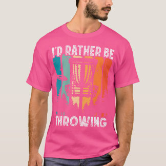 Camiseta "Disco Golf Frolf Voando" Eu Preferencialmente "Di