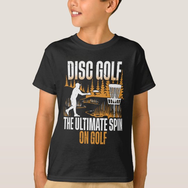 Camiseta Disco Golfe O Giro Definitivo Do Golfe  (Frente)