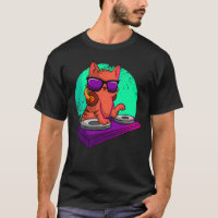 Disco Jockey Cat Radio Club Dj Turntablist Deejay