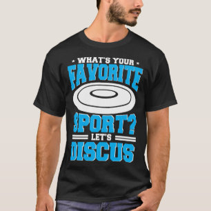 Camiseta Disco Jogar O Jogador Esportivo Favorito Rastreame