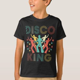 Camiseta Disco King Men 1970s 1980s Dança em Desconforto 70