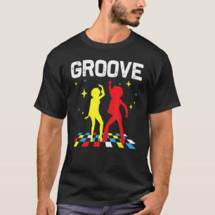 Camiseta Disco legal para homens 70 e 80 anos Música Nightc
