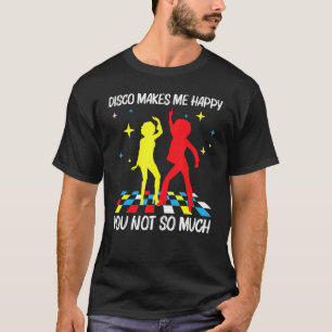 Camiseta Disco legal para homens 70 e 80 anos Música Nightc