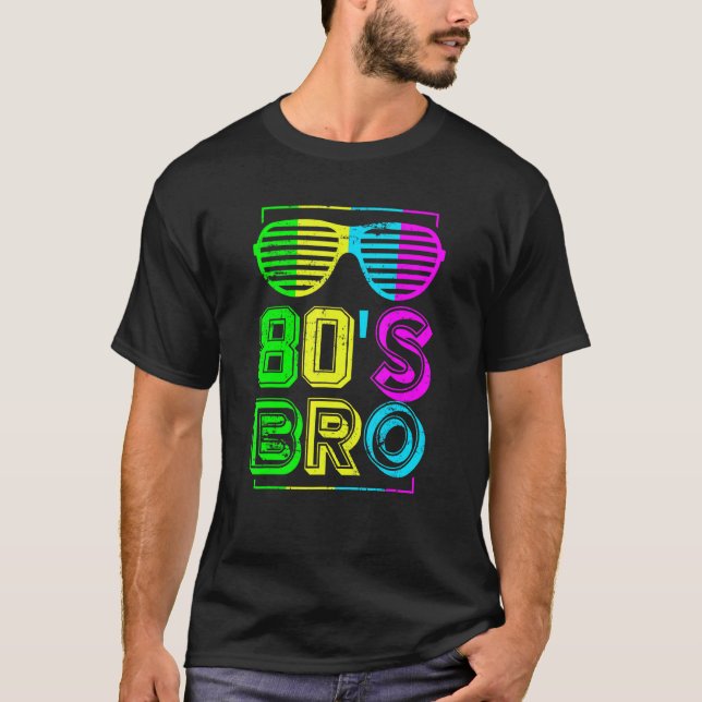 Camiseta Disco Music 80s Generation Bro Men 80s (Frente)