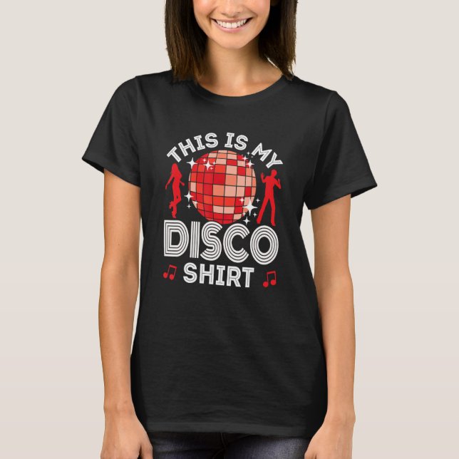 Camiseta Disco Outfit Men, 80s e 70s. (Frente)