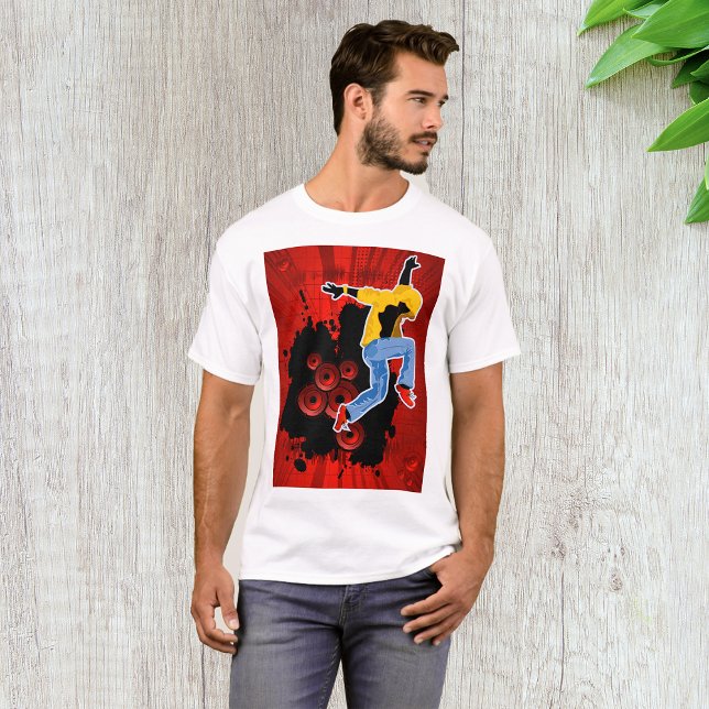 Camiseta Disco Person Mens T-Shirt (Criador carregado)