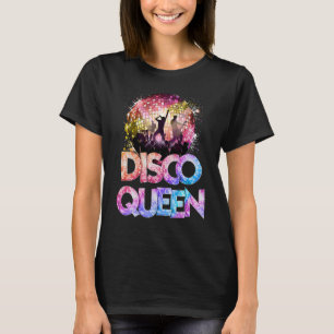 Camiseta Disco Queen 70's Disco Themed Vintage Anos setenta