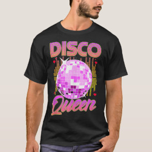 Camiseta Disco Retro 70s 80s Dança Espelho do Partido Dança