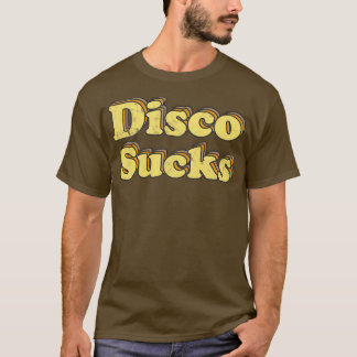 Camiseta Disco Suprime Arte de Palavras retrô dos anos 70