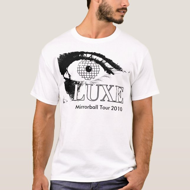 Camiseta DiscoEye, excursão 2010 de Mirrorball (Frente)