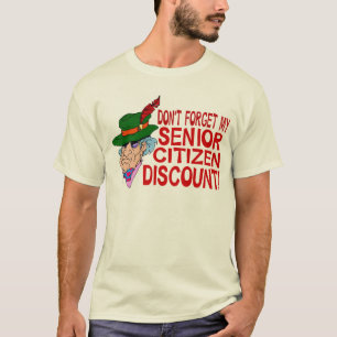 Camiseta Disconto do idoso