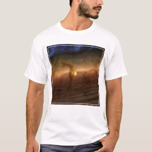 Camiseta Discos De Estrelas De Circulação De Materiais De F