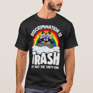 Camiseta Discriminação É Bandeja Rastreada Arco-Íris Gay P