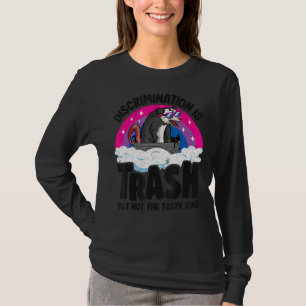 Camiseta Discriminação É Lixo Oculta Orgulho Bissexual Bi
