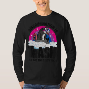 Camiseta Discriminação É Lixo Oculta Orgulho Bissexual Bi