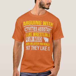 CAMISETA DISCURSO ASSISTENTE DE ATIVIDADES COM NICE DESIGN
