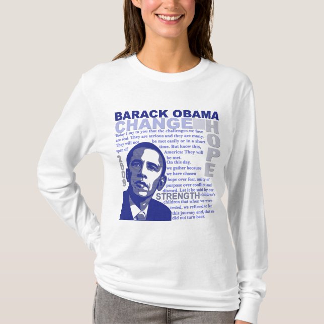Camiseta Discurso de Obama (Frente)