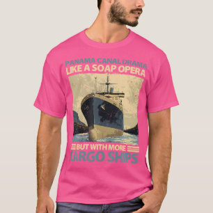 Camiseta Discurso De Sátira Do Canal Do Panamá Para Soap Op