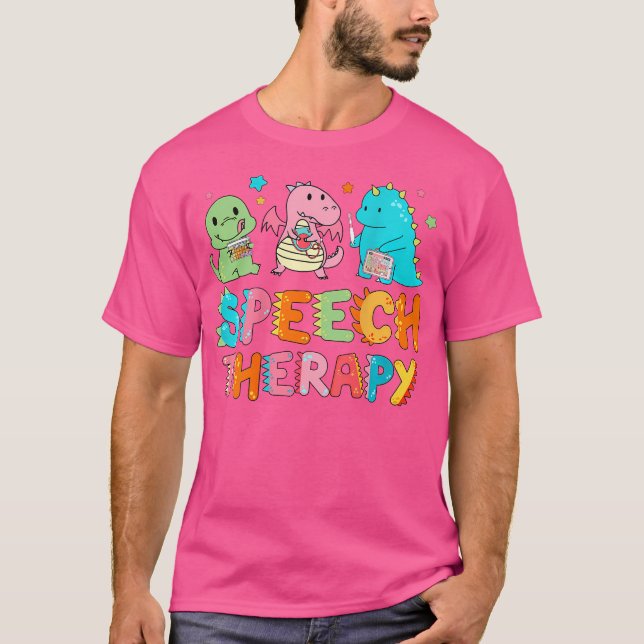 Camiseta Discurso Expresso de Dinossauro de Expressão em Es (Frente)