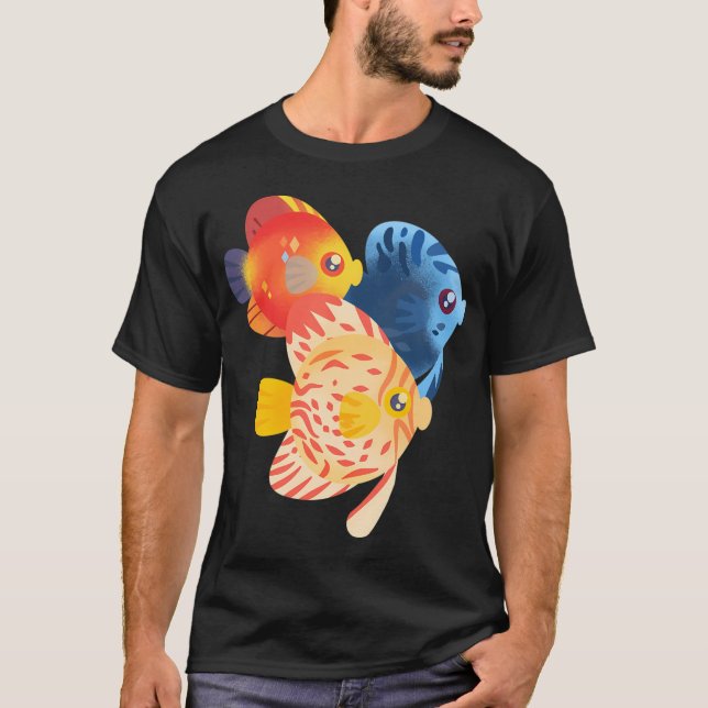 Camiseta Discus Colorido (Frente)