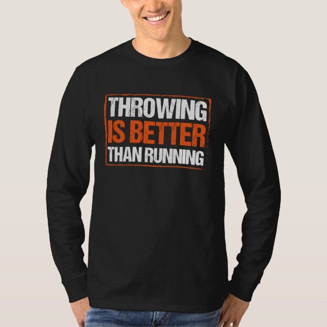 Camiseta Discus Throwing Athlete Track And Field Thrower Co (Frente)