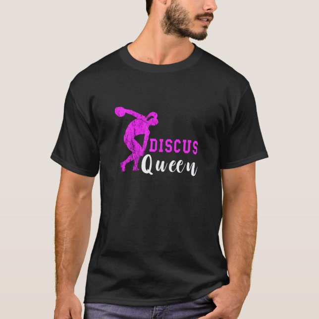 Camiseta Discus Thwer Discus Queen Track and Field Discus (Frente)