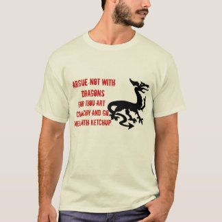 Camiseta Discuta não com os dragões…