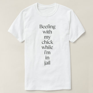 Camiseta discutindo com Minha Franga