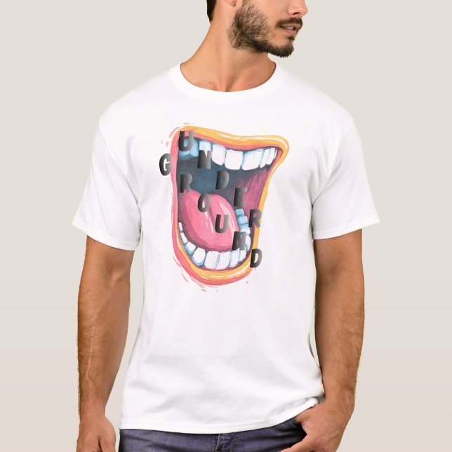 Camiseta Diseño maximalista del under (Frente)