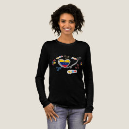 Camiseta Diseño Venezuela Patriótico con Corazón